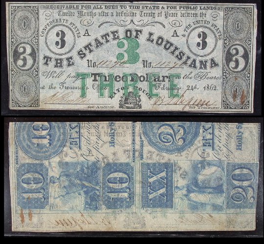 item329_A Fabulous Repurposed Louisiana Civil War Note.jpg